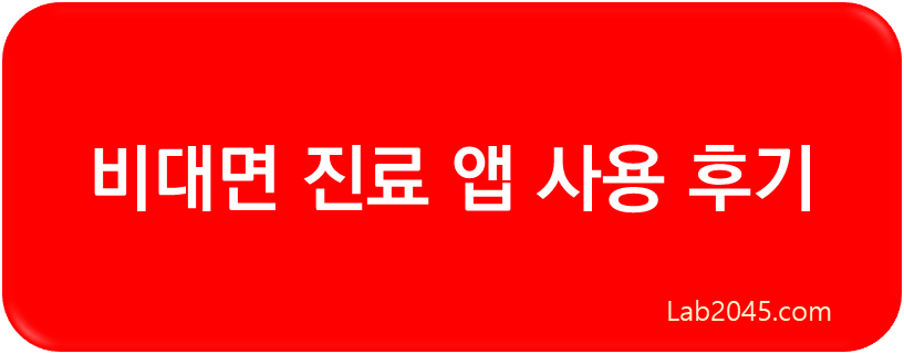 비대면 진료 후기